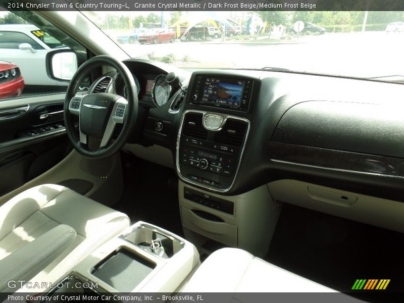Granite Crystal Metallic / Dark Frost Beige/Medium Frost Beige 2014 Chrysler Town & Country Touring-L