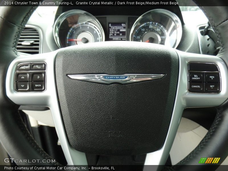 Granite Crystal Metallic / Dark Frost Beige/Medium Frost Beige 2014 Chrysler Town & Country Touring-L
