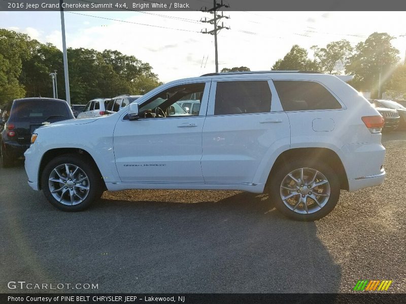Bright White / Black 2016 Jeep Grand Cherokee Summit 4x4