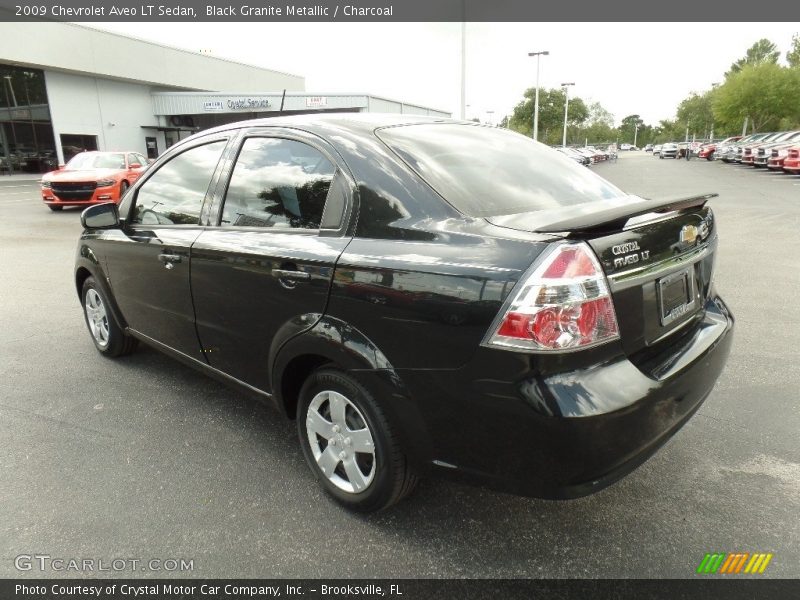 Black Granite Metallic / Charcoal 2009 Chevrolet Aveo LT Sedan