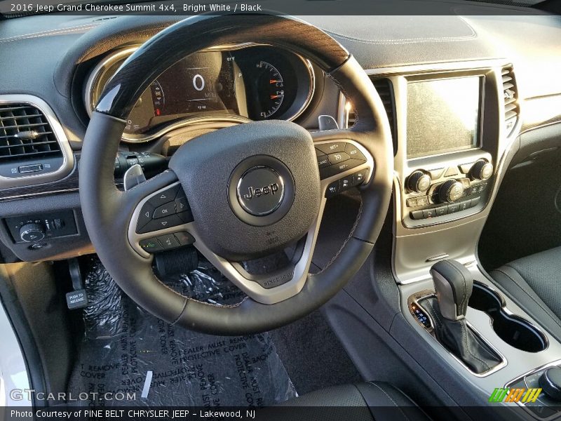 Bright White / Black 2016 Jeep Grand Cherokee Summit 4x4