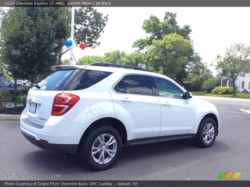 Summit White / Jet Black 2016 Chevrolet Equinox LT AWD