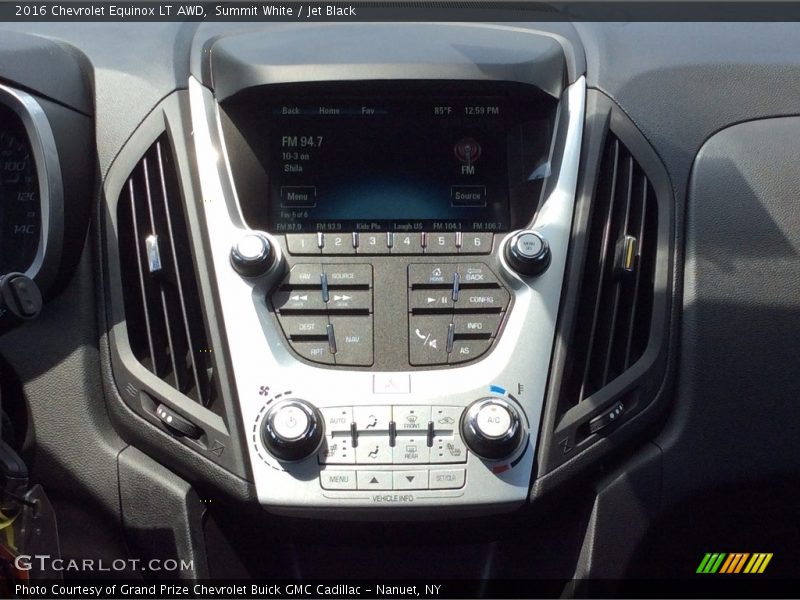 Summit White / Jet Black 2016 Chevrolet Equinox LT AWD