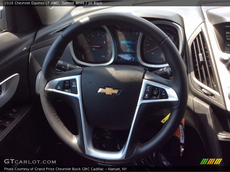 Summit White / Jet Black 2016 Chevrolet Equinox LT AWD