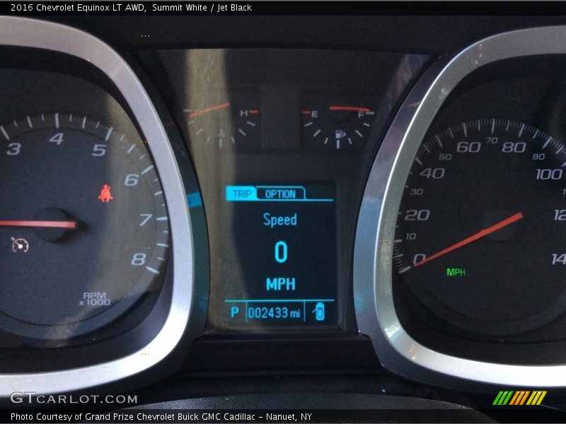 Summit White / Jet Black 2016 Chevrolet Equinox LT AWD