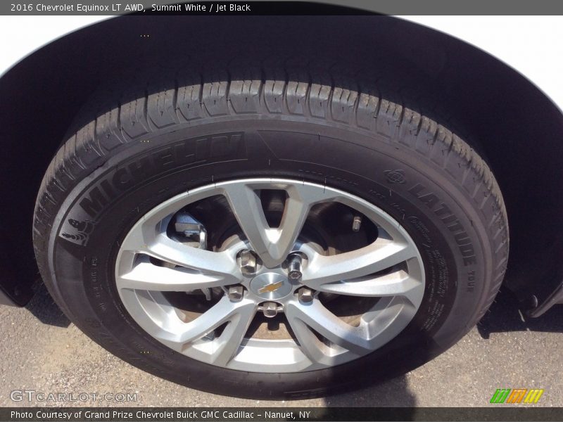 Summit White / Jet Black 2016 Chevrolet Equinox LT AWD