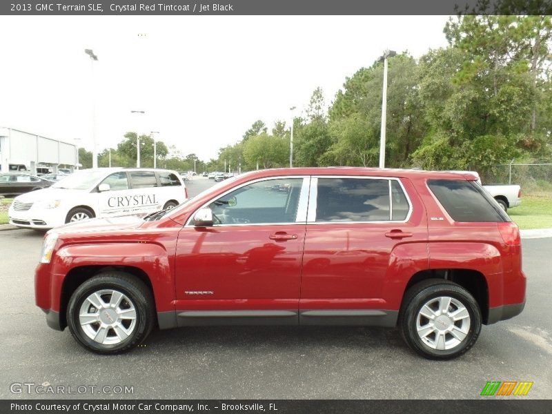 Crystal Red Tintcoat / Jet Black 2013 GMC Terrain SLE