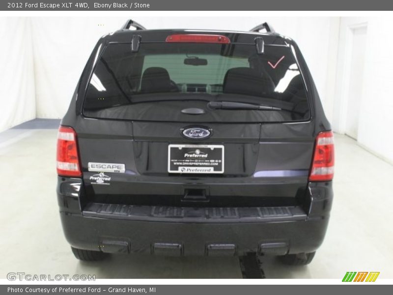 Ebony Black / Stone 2012 Ford Escape XLT 4WD
