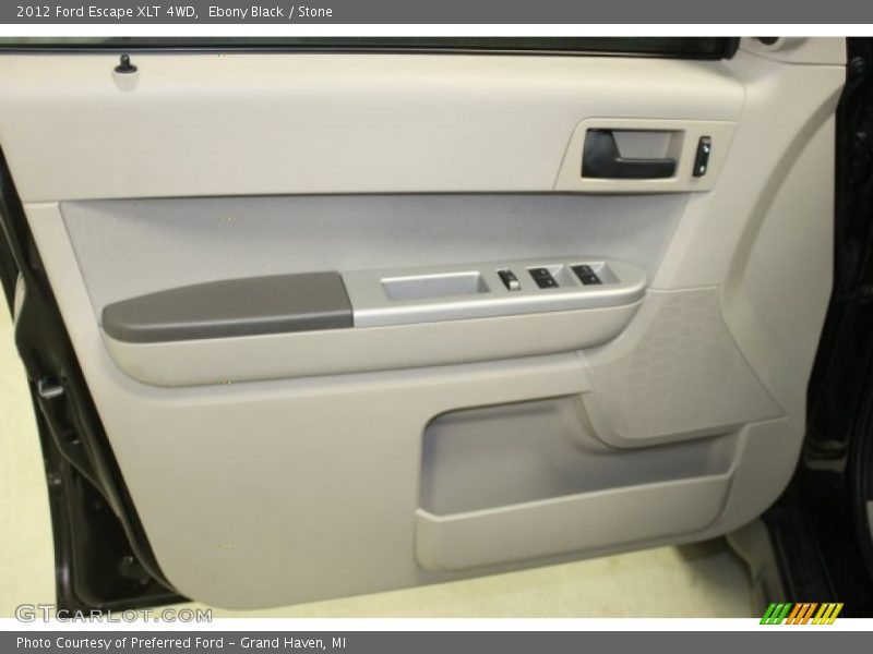 Ebony Black / Stone 2012 Ford Escape XLT 4WD