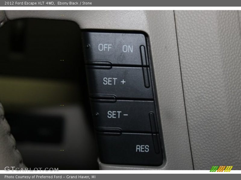 Ebony Black / Stone 2012 Ford Escape XLT 4WD