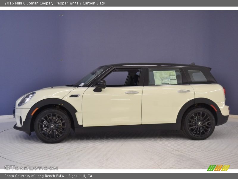 Pepper White / Carbon Black 2016 Mini Clubman Cooper