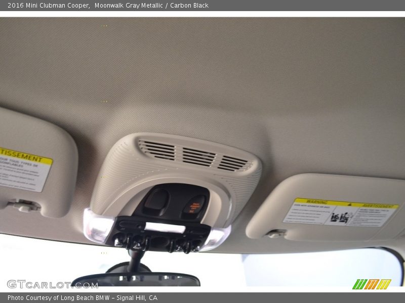 Moonwalk Gray Metallic / Carbon Black 2016 Mini Clubman Cooper