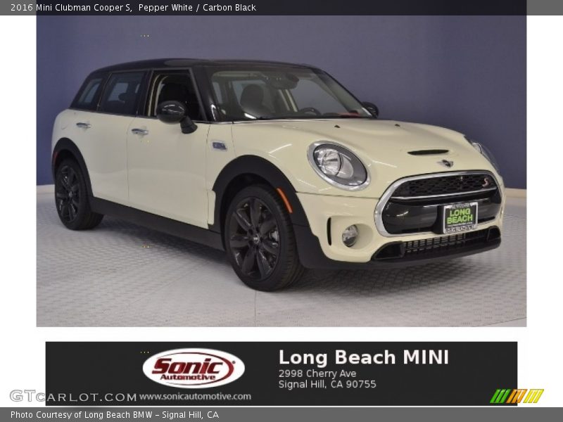 Pepper White / Carbon Black 2016 Mini Clubman Cooper S