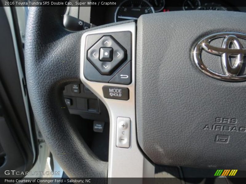 Super White / Graphite 2016 Toyota Tundra SR5 Double Cab