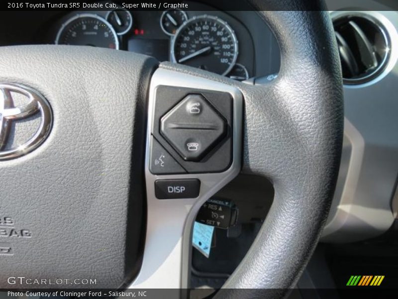 Super White / Graphite 2016 Toyota Tundra SR5 Double Cab
