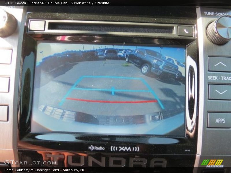 Super White / Graphite 2016 Toyota Tundra SR5 Double Cab