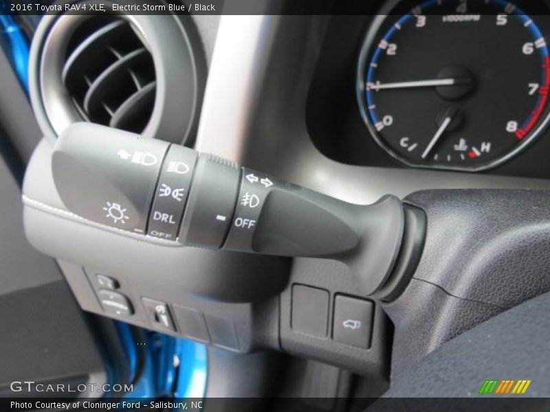 Electric Storm Blue / Black 2016 Toyota RAV4 XLE