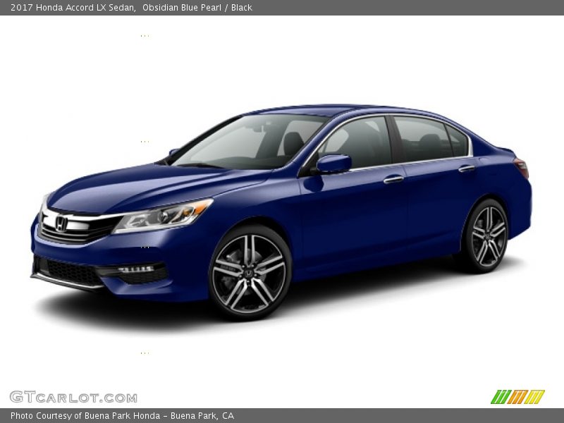 Obsidian Blue Pearl / Black 2017 Honda Accord LX Sedan