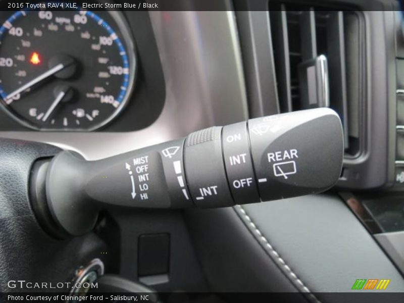 Electric Storm Blue / Black 2016 Toyota RAV4 XLE