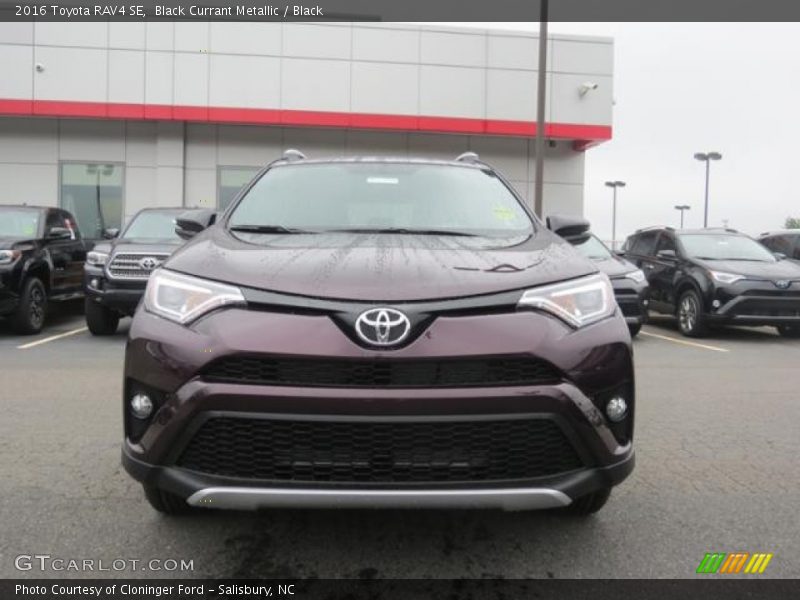 Black Currant Metallic / Black 2016 Toyota RAV4 SE