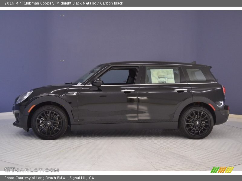 Midnight Black Metallic / Carbon Black 2016 Mini Clubman Cooper