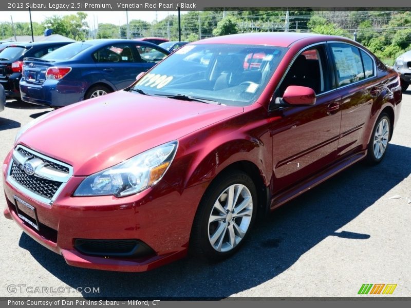 Venetian Red Pearl / Black 2013 Subaru Legacy 2.5i Premium