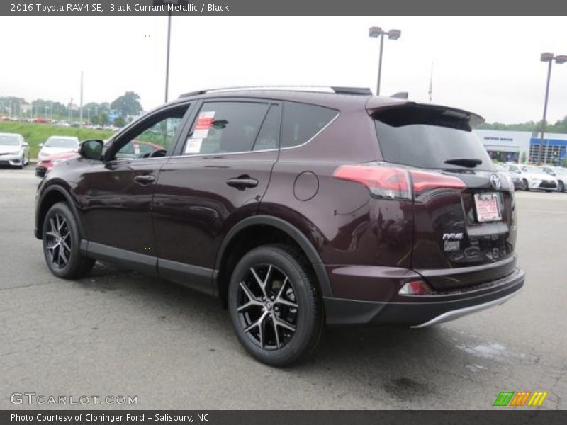 Black Currant Metallic / Black 2016 Toyota RAV4 SE