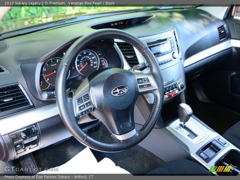 Venetian Red Pearl / Black 2013 Subaru Legacy 2.5i Premium