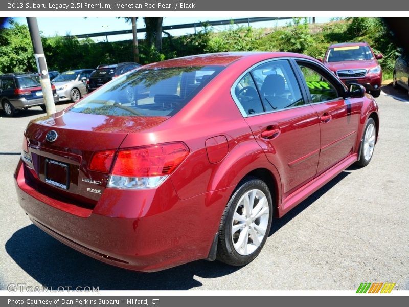 Venetian Red Pearl / Black 2013 Subaru Legacy 2.5i Premium