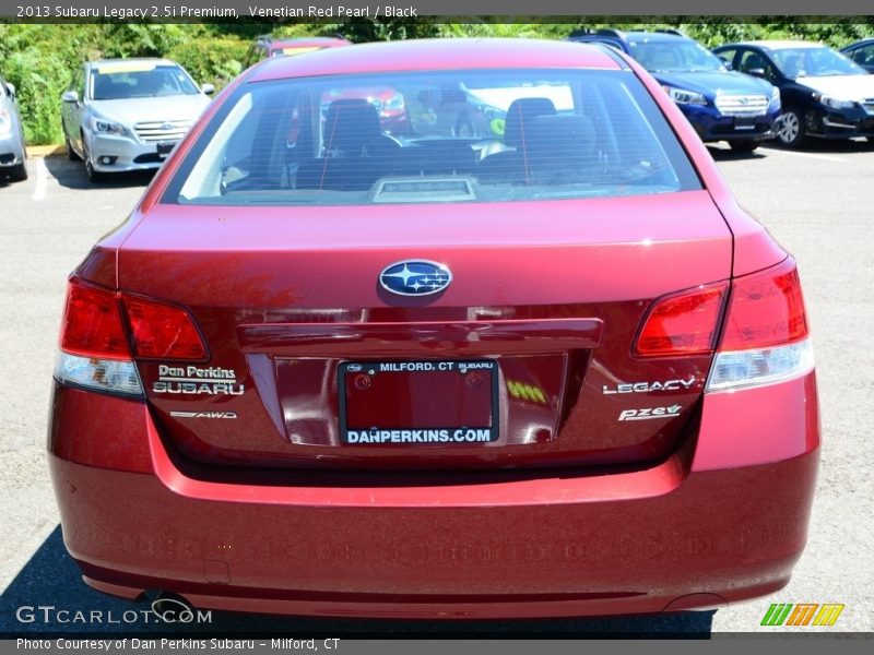 Venetian Red Pearl / Black 2013 Subaru Legacy 2.5i Premium