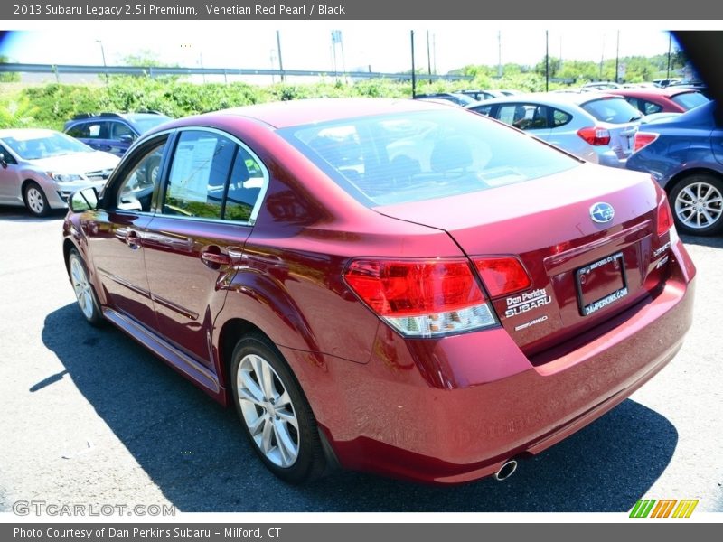 Venetian Red Pearl / Black 2013 Subaru Legacy 2.5i Premium