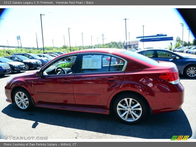 Venetian Red Pearl / Black 2013 Subaru Legacy 2.5i Premium