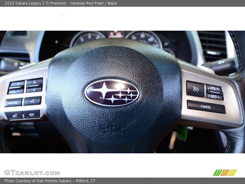 Venetian Red Pearl / Black 2013 Subaru Legacy 2.5i Premium
