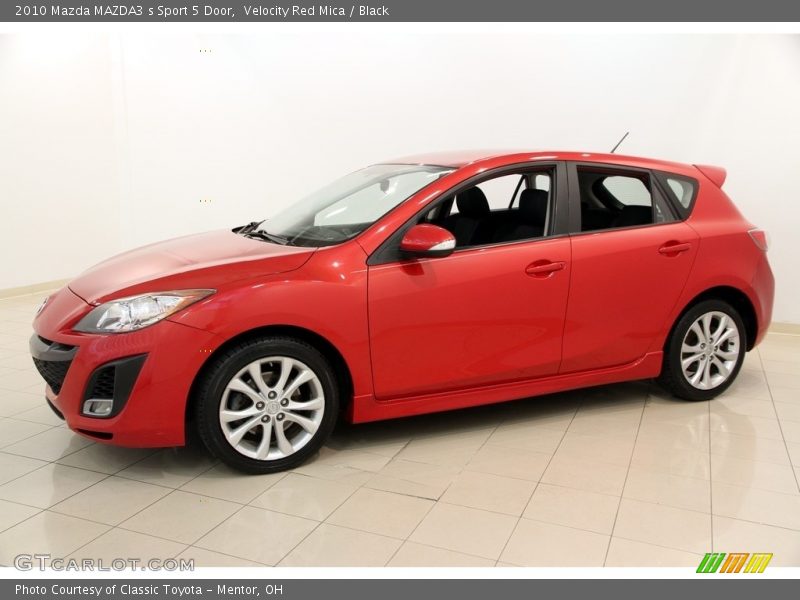 Velocity Red Mica / Black 2010 Mazda MAZDA3 s Sport 5 Door