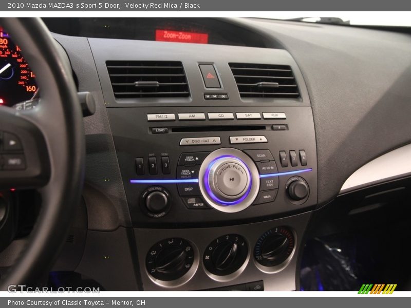 Velocity Red Mica / Black 2010 Mazda MAZDA3 s Sport 5 Door