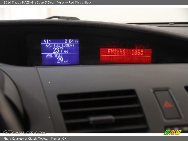 Velocity Red Mica / Black 2010 Mazda MAZDA3 s Sport 5 Door