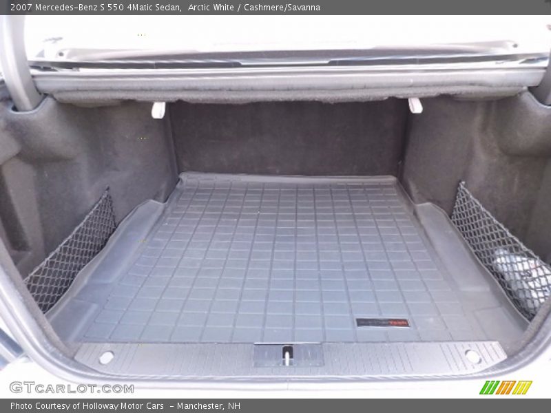 Arctic White / Cashmere/Savanna 2007 Mercedes-Benz S 550 4Matic Sedan