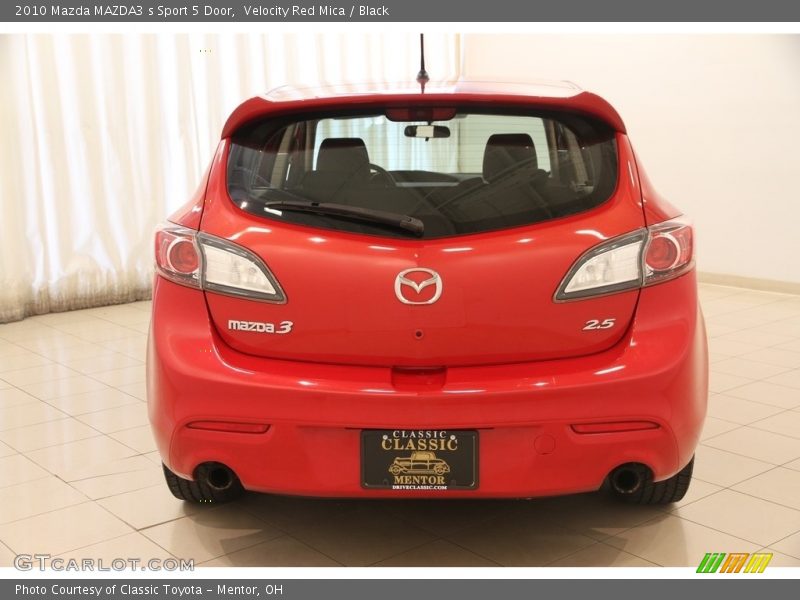 Velocity Red Mica / Black 2010 Mazda MAZDA3 s Sport 5 Door