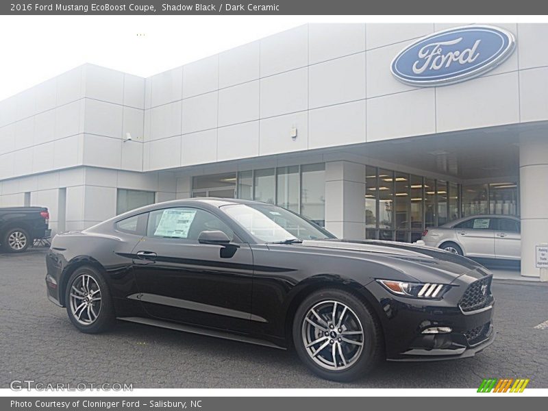 Shadow Black / Dark Ceramic 2016 Ford Mustang EcoBoost Coupe