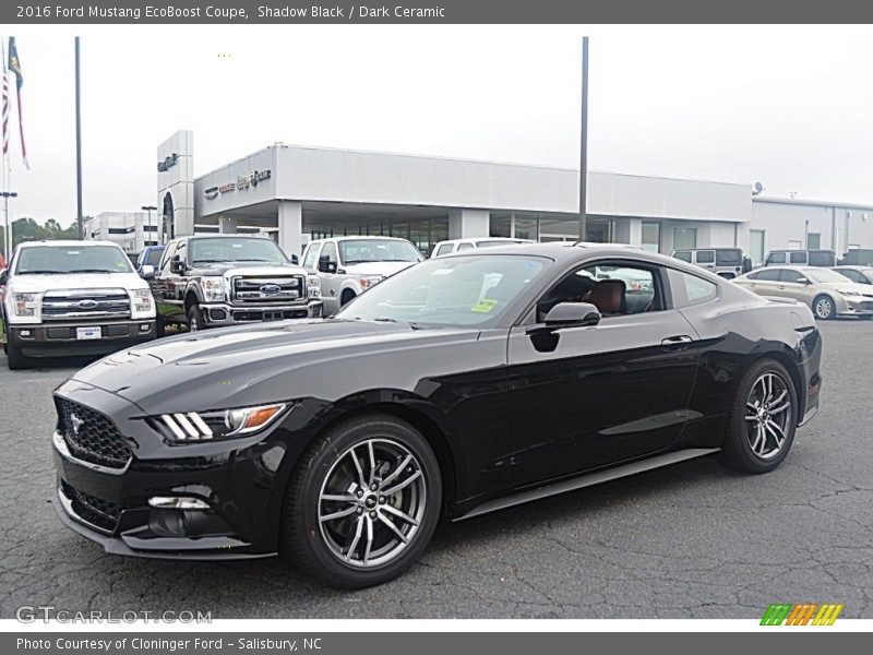Shadow Black / Dark Ceramic 2016 Ford Mustang EcoBoost Coupe
