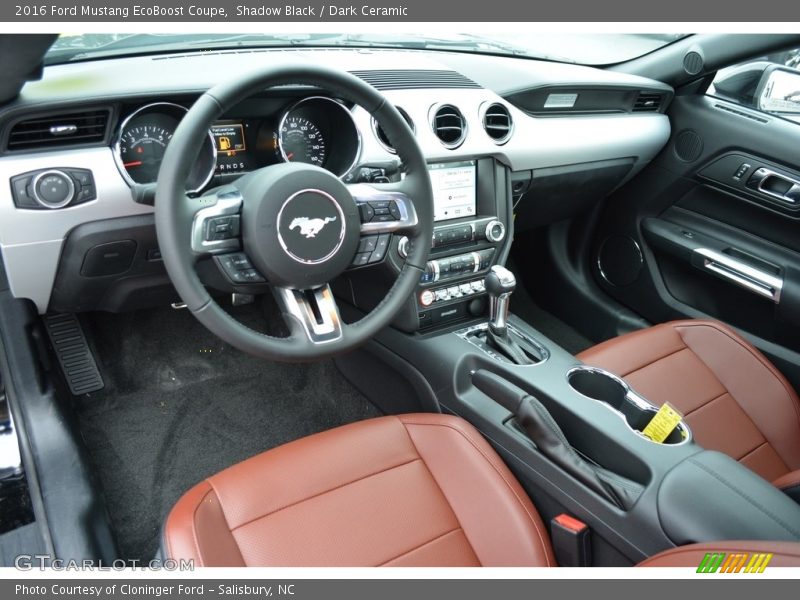 Shadow Black / Dark Ceramic 2016 Ford Mustang EcoBoost Coupe