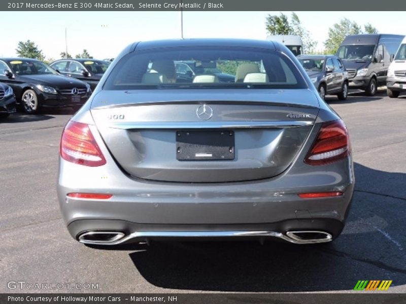 Selenite Grey Metallic / Black 2017 Mercedes-Benz E 300 4Matic Sedan
