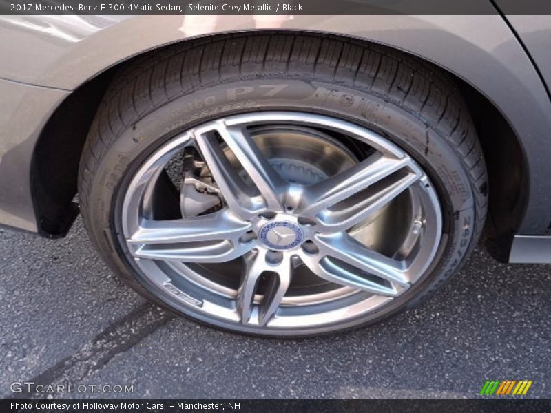 Selenite Grey Metallic / Black 2017 Mercedes-Benz E 300 4Matic Sedan