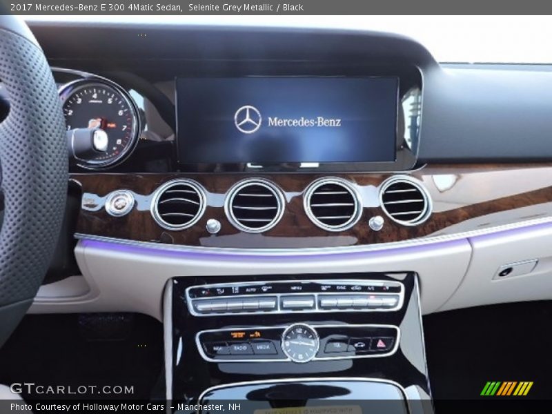Selenite Grey Metallic / Black 2017 Mercedes-Benz E 300 4Matic Sedan