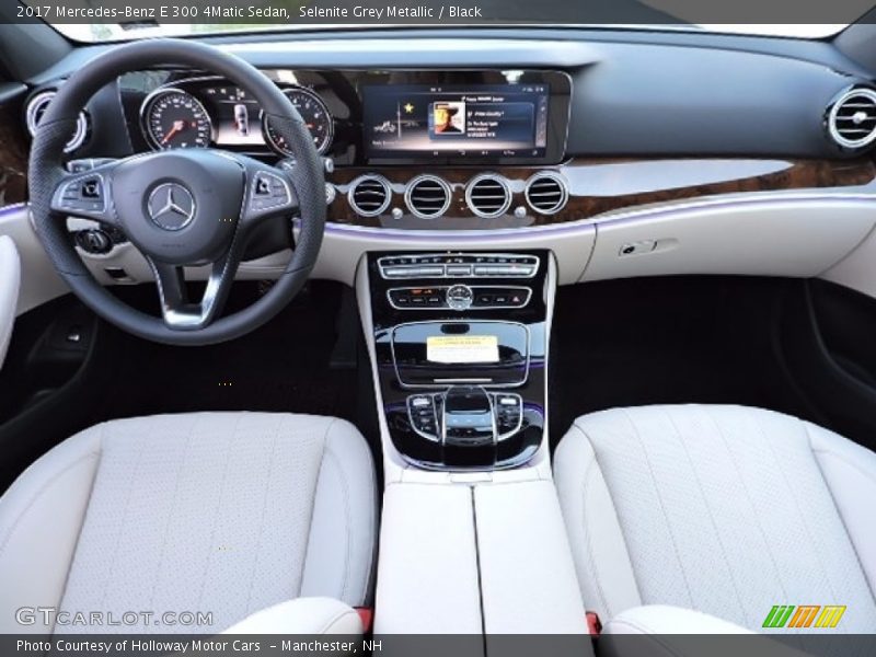 Selenite Grey Metallic / Black 2017 Mercedes-Benz E 300 4Matic Sedan