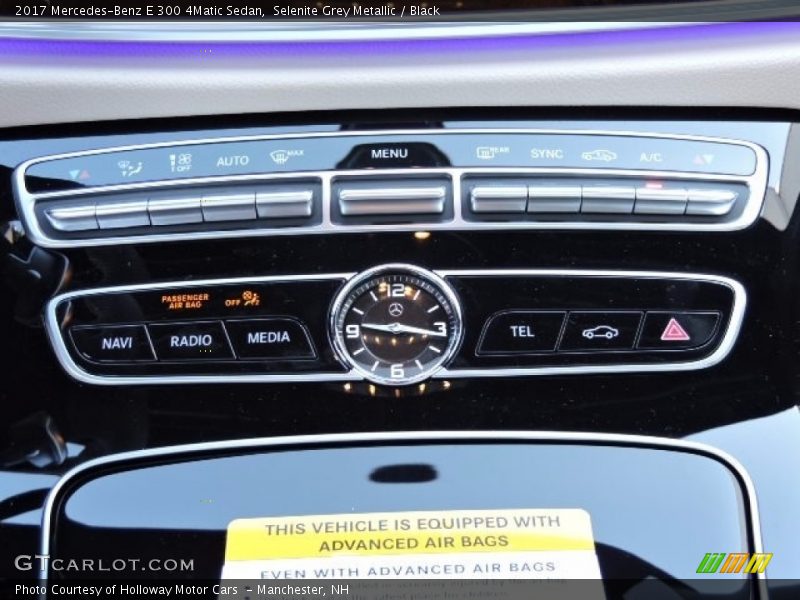Selenite Grey Metallic / Black 2017 Mercedes-Benz E 300 4Matic Sedan
