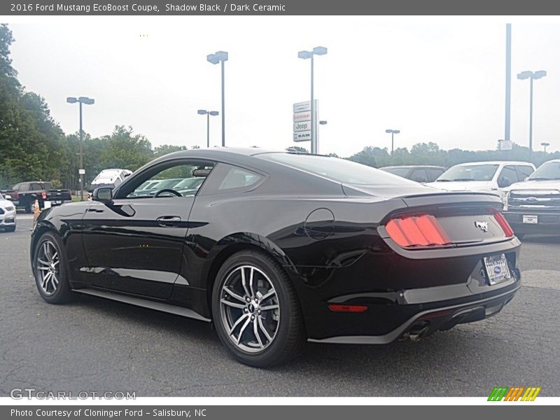 Shadow Black / Dark Ceramic 2016 Ford Mustang EcoBoost Coupe