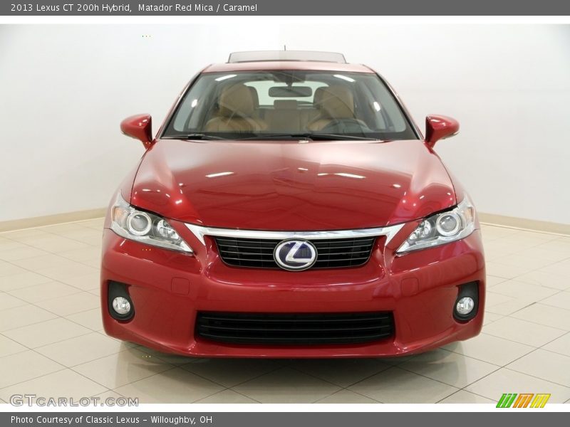 Matador Red Mica / Caramel 2013 Lexus CT 200h Hybrid