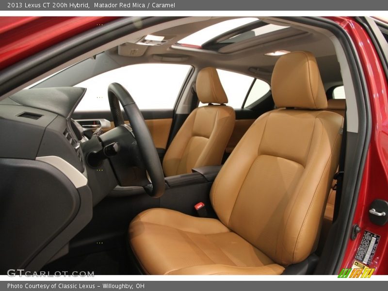 Matador Red Mica / Caramel 2013 Lexus CT 200h Hybrid
