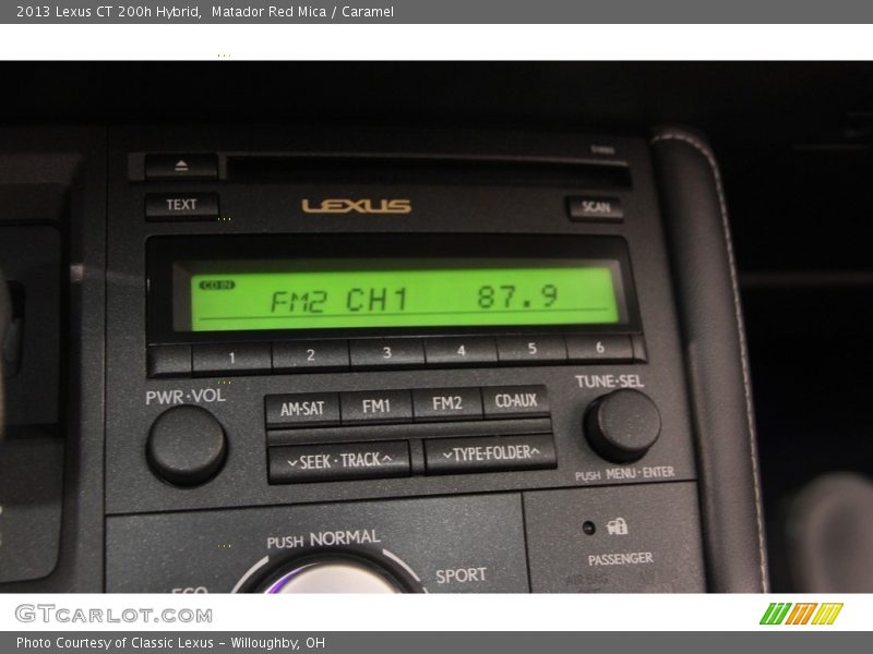Matador Red Mica / Caramel 2013 Lexus CT 200h Hybrid
